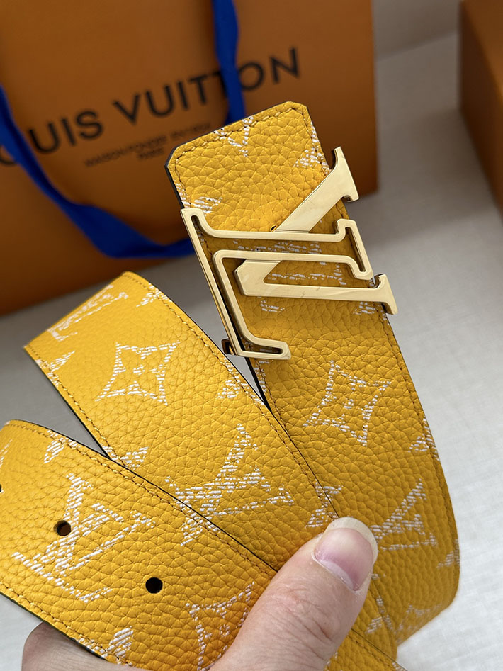 最高級ルイヴィトンスーパーコピー ルイヴィトンベルトコピー ベルトメンズ 2517378 ジョーヌマット ゴールド金具 ルイヴィトン 新作 ベルト メンズ - 画像 (8)