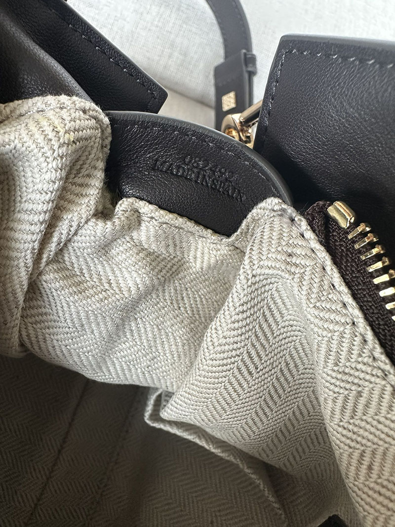ロエベ ショルダーバッグ 人気 LOEWE パズルバッグ-スモール A510P60X94-4522 チョコレート/タン ゴールド金具 - 画像 (2)