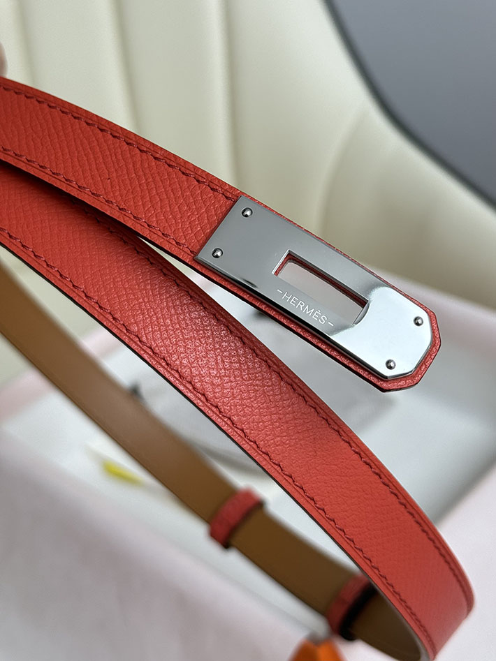 最高級エルメススーパーコピー エルメスベルトコピー 18mm レディースベルト ルージュカザック 2517392 シルバー金具 レディース エルメスベルト - 画像 (5)