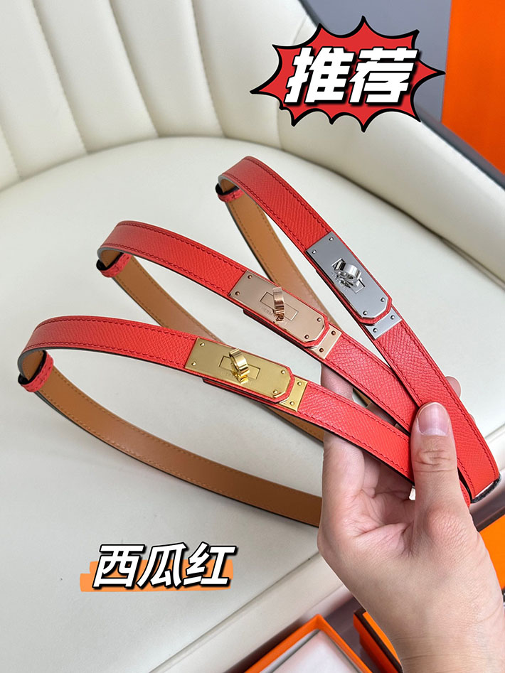 最高級エルメススーパーコピー エルメスベルトコピー 18mm レディースベルト ルージュカザック 2517392 シルバー金具 レディース エルメスベルト - 画像 (3)