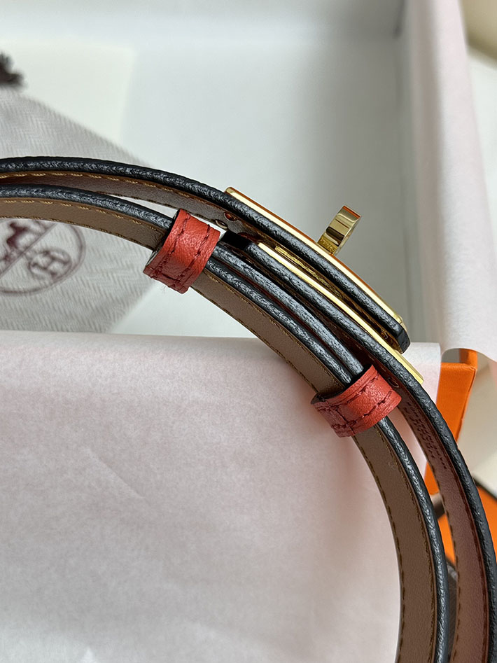最高級エルメススーパーコピー エルメスベルトコピー 18mm レディースベルト ルージュカザック 2517393 ゴールド金具 レディース エルメスベルト - 画像 (6)