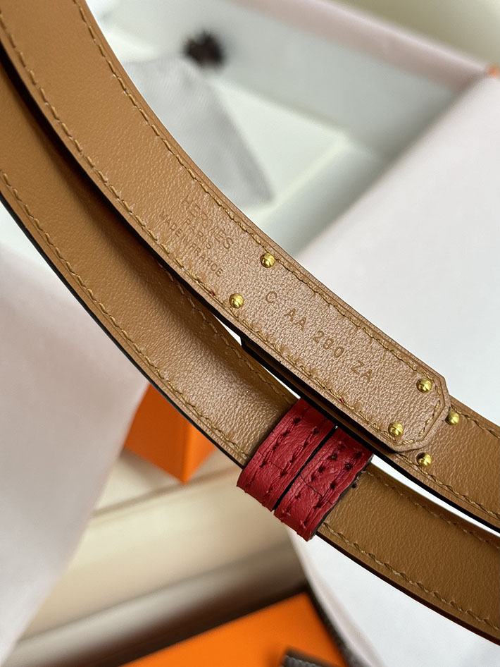 最高級エルメススーパーコピー エルメスベルトコピー 18mm レディースベルト レッド 2517398 ゴールド金具 エルメス ベルト レディース 人気 - 画像 (6)