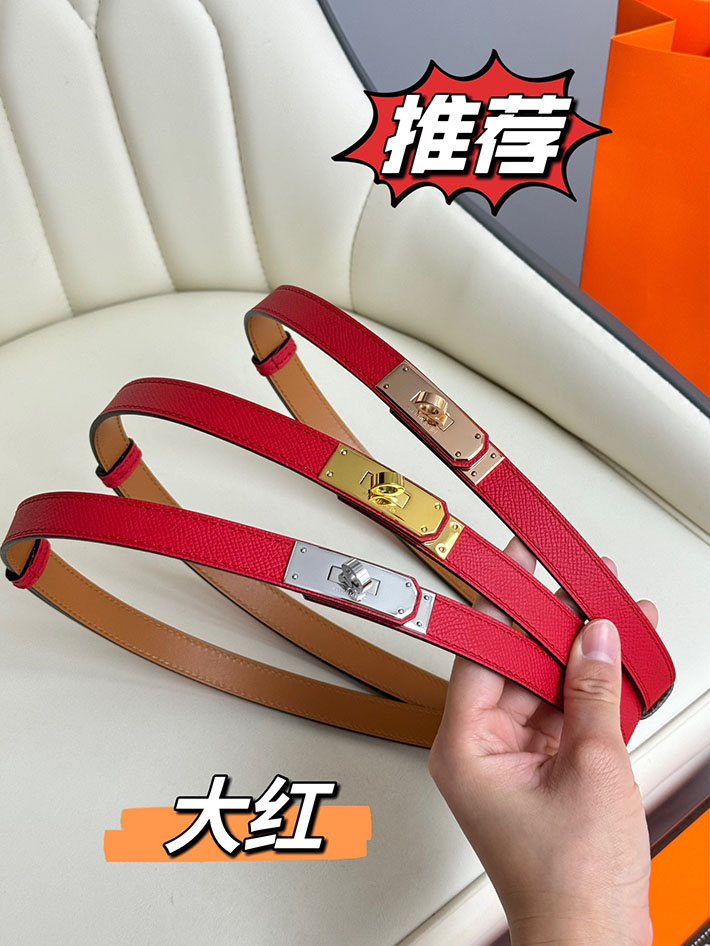 最高級エルメススーパーコピー エルメスベルトコピー 18mm レディースベルト レッド 2517398 ゴールド金具 エルメス ベルト レディース 人気 - 画像 (3)