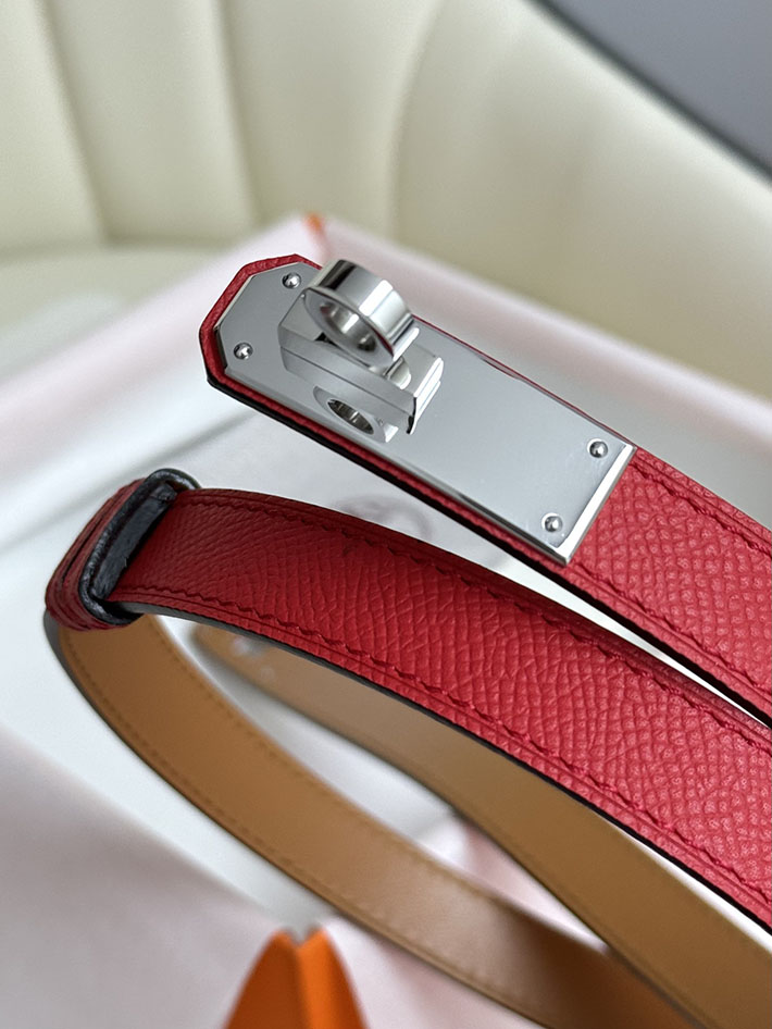 最高級エルメススーパーコピー エルメスベルトコピー 18mm レディースベルト レッド 2517399 シルバー金具 エルメス ベルト レディース 人気 - 画像 (5)