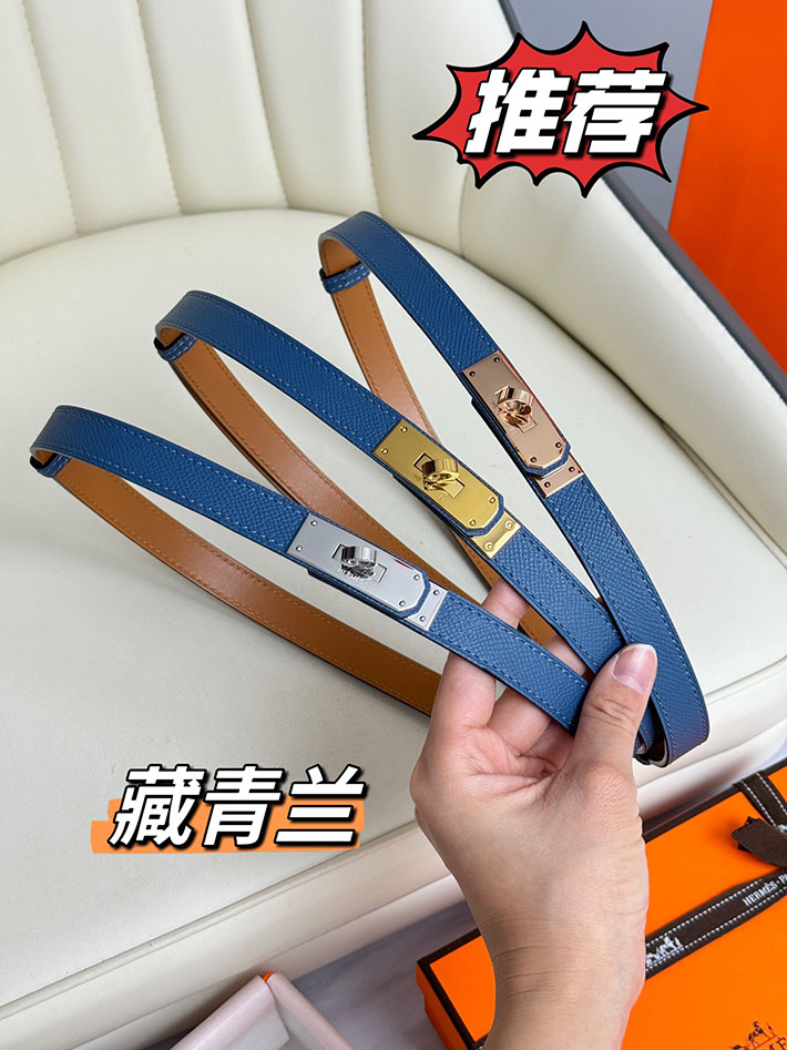 最高級エルメススーパーコピー エルメスベルトコピー 18mm レディースベルト ブルーアガット 2517406 ゴールド金具 エルメスベルト値段 - 画像 (3)
