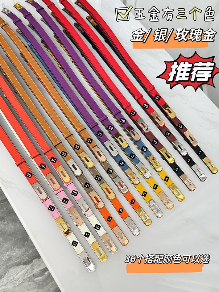 最高級エルメススーパーコピー エルメスベルトコピー 18mm レディースベルト ブルーアガット 2517407 ゴールド金具 エルメスベルト値段 - 画像 (2)