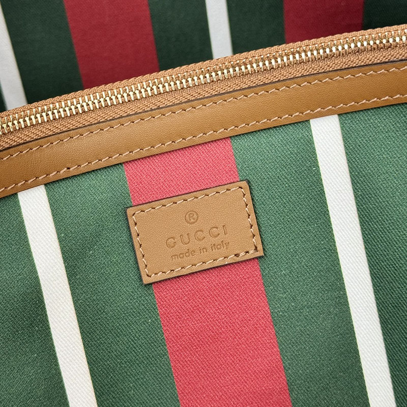 グッチ バッグ 未使用品 GUCCI GG EMBLEM LARGE TOTE BAG 815212 FAD6L 9758 ベージュ/ブラウン 芸能人 トートバッグ レディース - 画像 (2)
