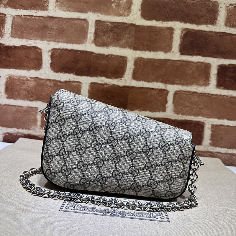 グッチ バッグ 未使用品 GUCCI ホースビット 1955 ミニ ショルダーバッグ 774209 92TCG 8642 ベージュ&トープ ハイブランド レディース - 画像 (8)