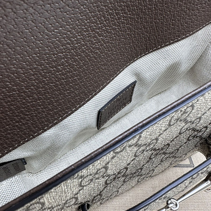 グッチ バッグ 未使用品 GUCCI ホースビット 1955 ミニ ショルダーバッグ 774209 92TCG 8642 ベージュ&トープ ハイブランド レディース - 画像 (3)