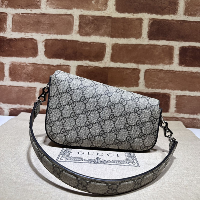 グッチ バッグ 未使用品 GUCCI ホースビット 1955 ミニ ショルダーバッグ 774209 92TCG 8642 ベージュ&トープ ハイブランド レディース - 画像 (2)