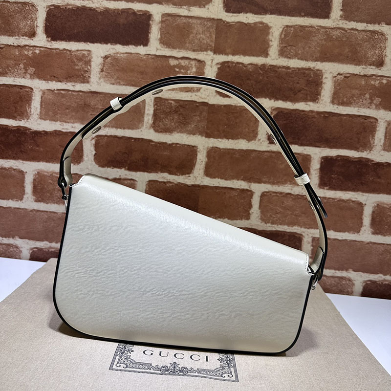 グッチ バッグ 未使用品 GUCCI ホースビット 1955 スモール ショルダーバッグ 764155 1DB0N 9014 ホワイト ハイブランド レディース - 画像 (8)