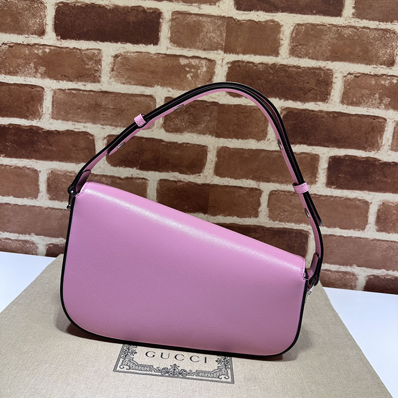 グッチ バッグ 未使用品 GUCCI ホースビット 1955 スモール ショルダーバッグ 764155 1DB0N 5823 ピンク ハイブランド レディース - 画像 (8)