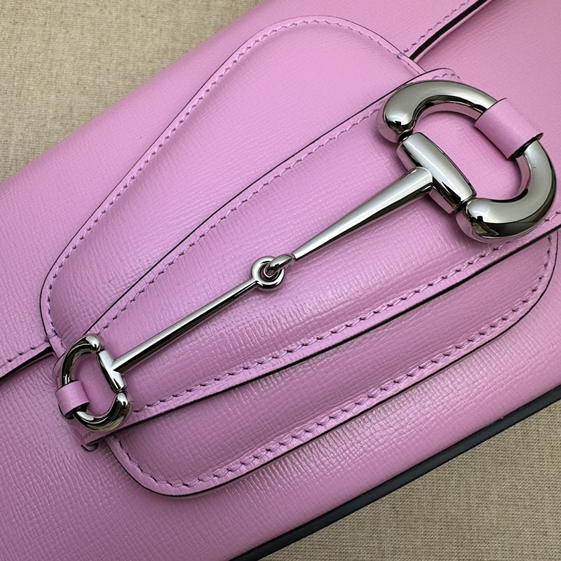 グッチ バッグ 未使用品 GUCCI ホースビット 1955 スモール ショルダーバッグ 764155 1DB0N 5823 ピンク ハイブランド レディース - 画像 (6)
