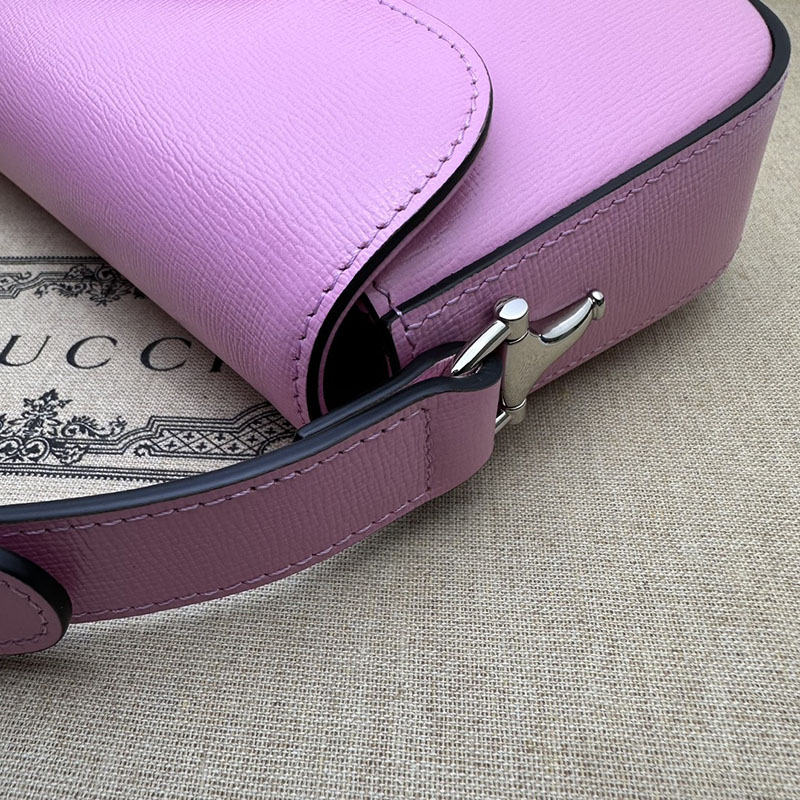 グッチ バッグ 未使用品 GUCCI ホースビット 1955 スモール ショルダーバッグ 764155 1DB0N 5823 ピンク ハイブランド レディース - 画像 (5)