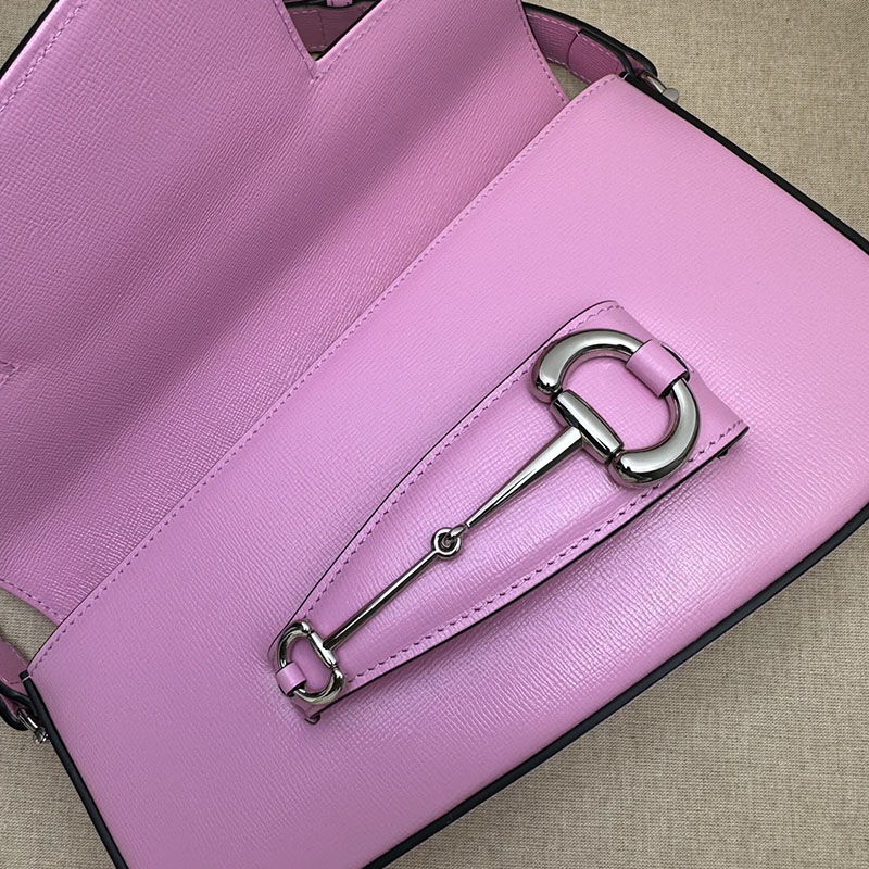 グッチ バッグ 未使用品 GUCCI ホースビット 1955 スモール ショルダーバッグ 764155 1DB0N 5823 ピンク ハイブランド レディース - 画像 (4)