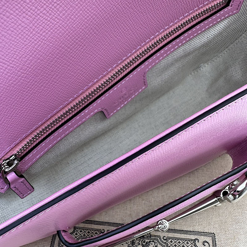 グッチ バッグ 未使用品 GUCCI ホースビット 1955 スモール ショルダーバッグ 764155 1DB0N 5823 ピンク ハイブランド レディース - 画像 (3)