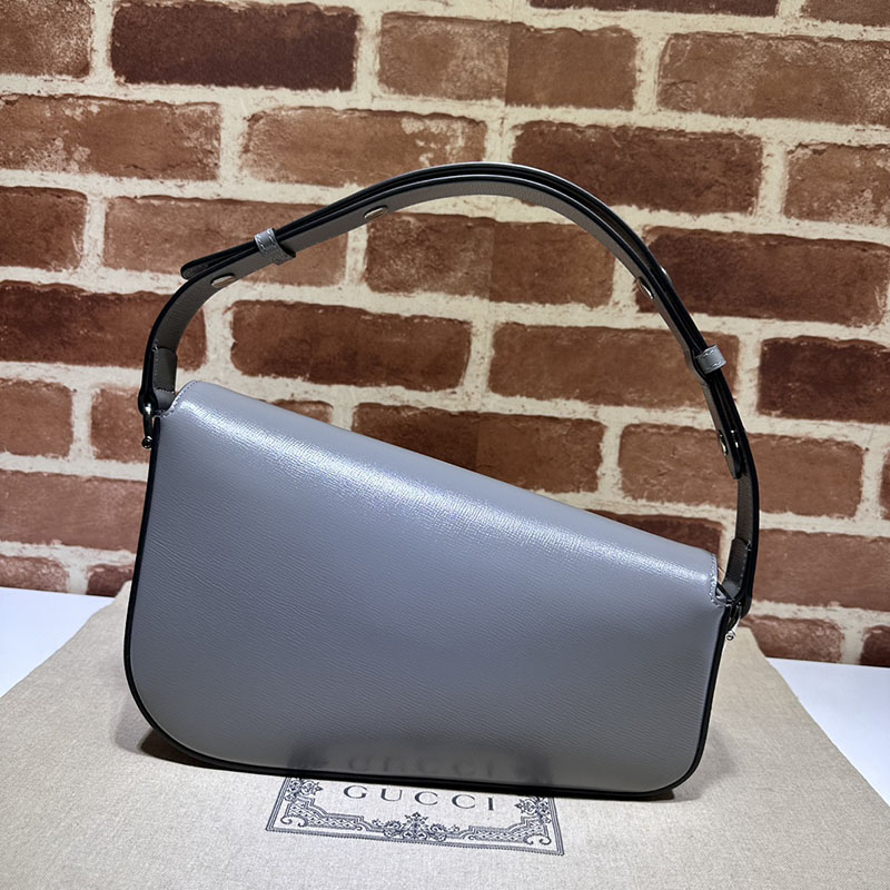 グッチ バッグ 未使用品 GUCCI ホースビット 1955 スモール ショルダーバッグ 764155 1DB0N 4946 ライトブルー ハイブランド レディース - 画像 (8)