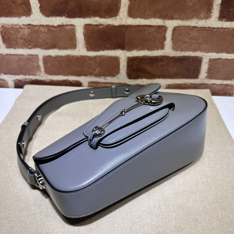 グッチ バッグ 未使用品 GUCCI ホースビット 1955 スモール ショルダーバッグ 764155 1DB0N 4946 ライトブルー ハイブランド レディース - 画像 (7)