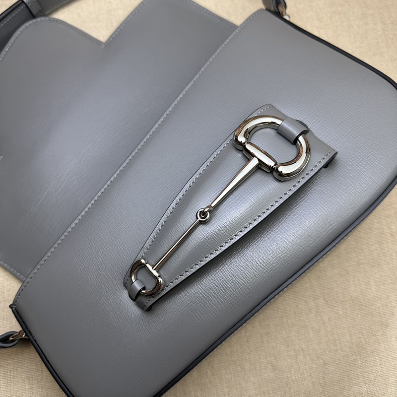 グッチ バッグ 未使用品 GUCCI ホースビット 1955 スモール ショルダーバッグ 764155 1DB0N 4946 ライトブルー ハイブランド レディース - 画像 (4)