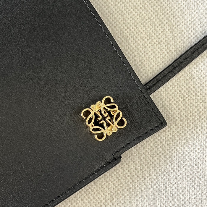 ロエベ バッグ 新作 2024 LOEWE ダイス ポケット C630R12X01-1100 ブラック クラシックカーフ ゴールド金具 - 画像 (7)