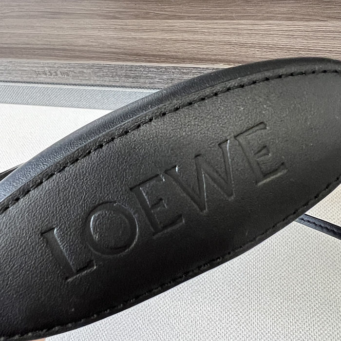 ロエベ バッグ 新作 2024 LOEWE ダイス ポケット C630R12X01-1100 ブラック クラシックカーフ ゴールド金具 - 画像 (5)