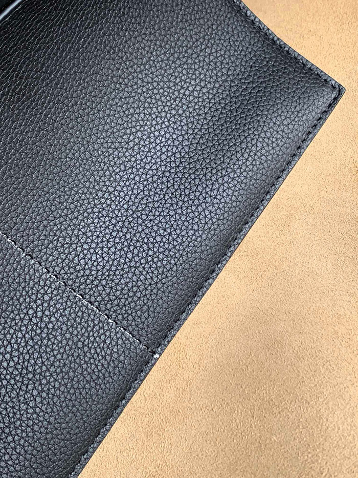 ロエベ トートバッグ アウトレット LOEWE バックル ジッパー トートバッグ B692K99X02-1100 ブラック ソフトグレインカーフ シルバー金具 - 画像 (2)