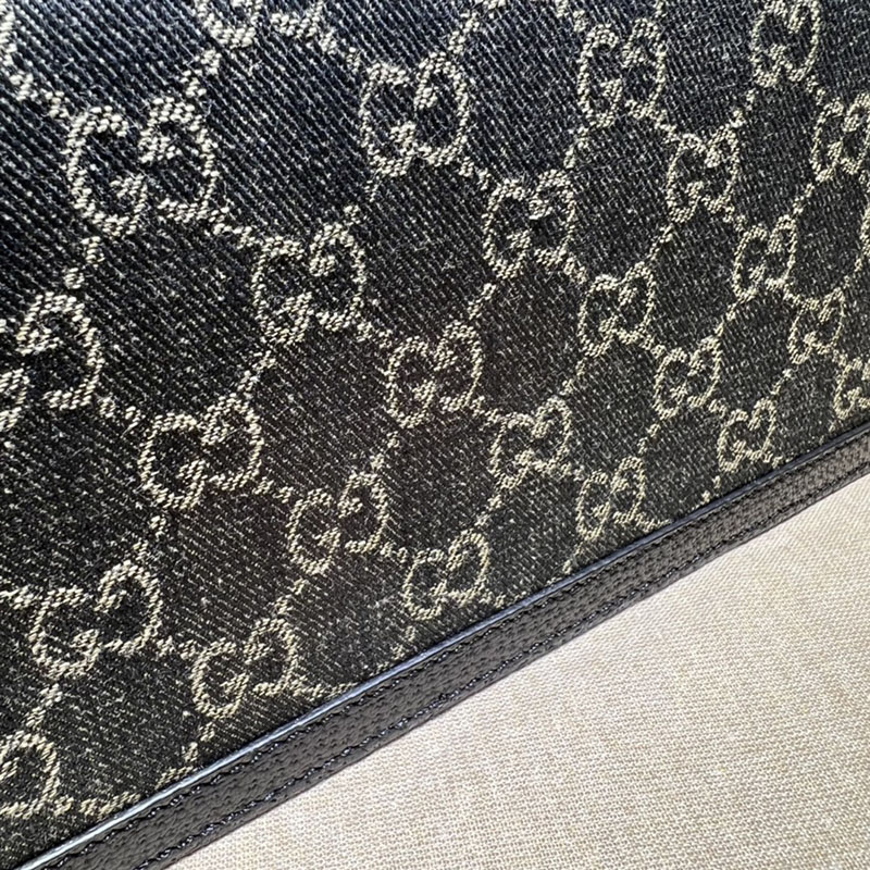 グッチ バッグ 未使用品 GUCCI ディオニュソス スモール ショルダーバッグ 499623 92TJN 1095 ブラック/グレー レディース ハイブランド バッグ - 画像 (4)