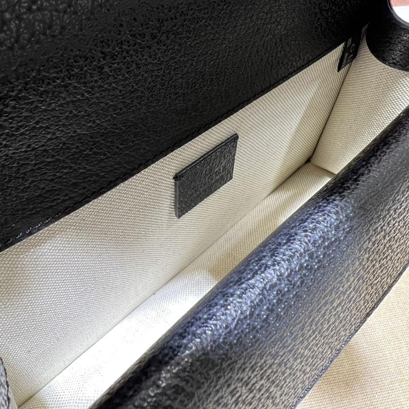 グッチ バッグ 未使用品 GUCCI ディオニュソス スモール ショルダーバッグ 499623 92TJN 1095 ブラック/グレー レディース ハイブランド バッグ - 画像 (2)