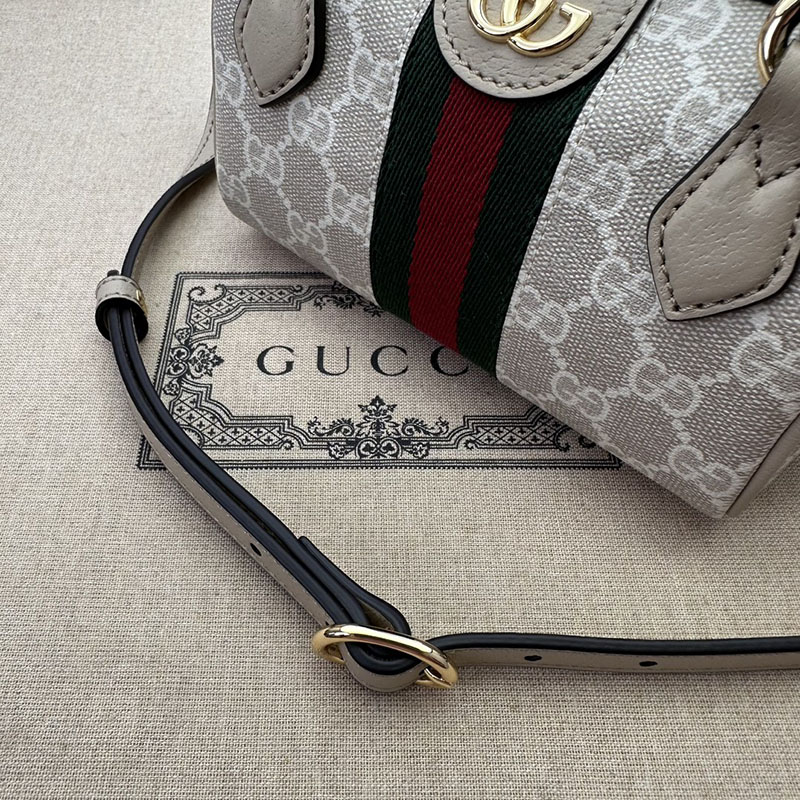 グッチ バッグ 未使用品 GUCCI オフィディア スーパーミニバッグ 781490 UULAG 9643 ベージュ ミニボストンバッグ レディース 人気 - 画像 (4)