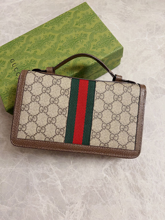 グッチ オフィディア GG トラベルケース 751610 96IWT 8745 ベージュ&エボニー シルバー金具 gucci スーツケース 羽生結弦 - 画像 (8)