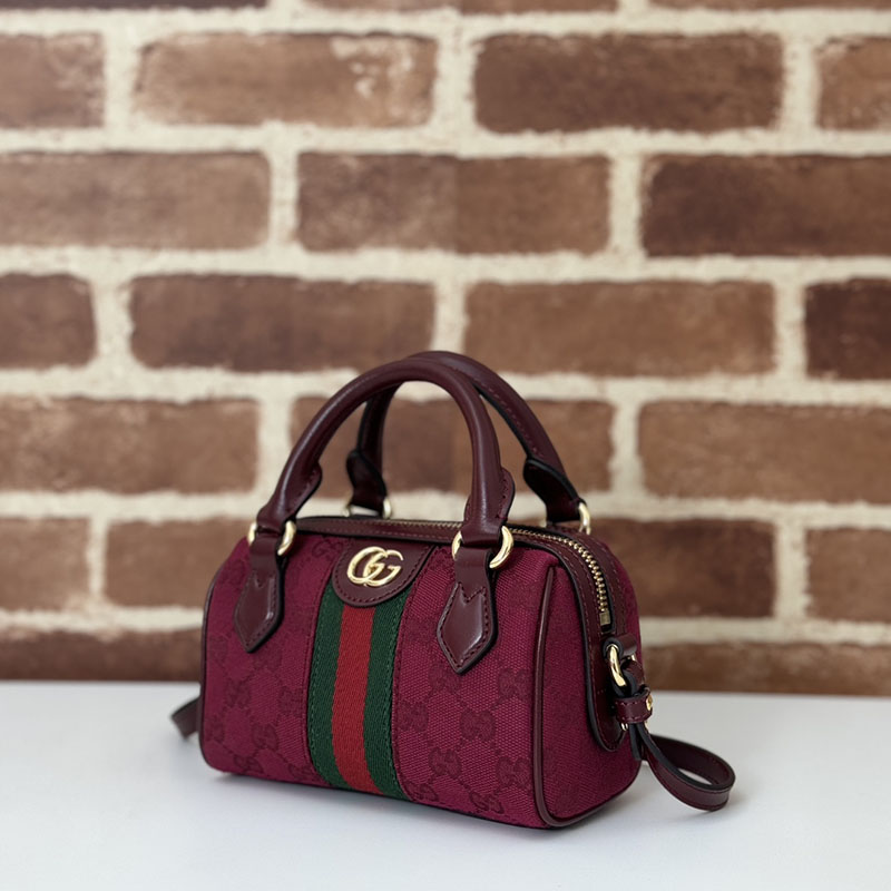 グッチ バッグ 未使用品 GUCCI オフィディア スーパーミニバッグ 781490 AAES7 6445 ロッソ アンコーラ ミニボストンバッグ レディース 人気 - 画像 (9)