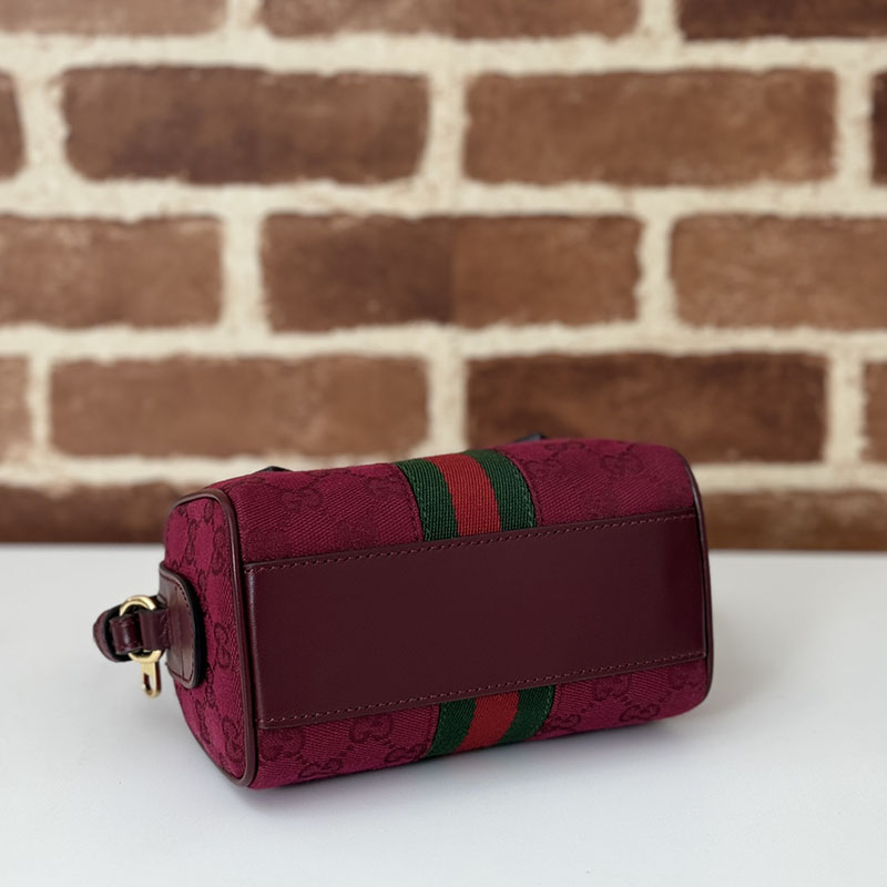 グッチ バッグ 未使用品 GUCCI オフィディア スーパーミニバッグ 781490 AAES7 6445 ロッソ アンコーラ ミニボストンバッグ レディース 人気 - 画像 (7)