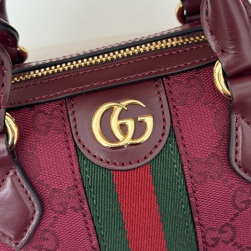 グッチ バッグ 未使用品 GUCCI オフィディア スーパーミニバッグ 781490 AAES7 6445 ロッソ アンコーラ ミニボストンバッグ レディース 人気 - 画像 (5)