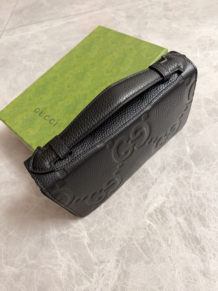 グッチ ジャンボ GG トラベルドキュメントケース 751760 AABY0 1000 ベージュ シルバー金具 グッチ ジャンボ gg ミニ バッグ - 画像 (5)