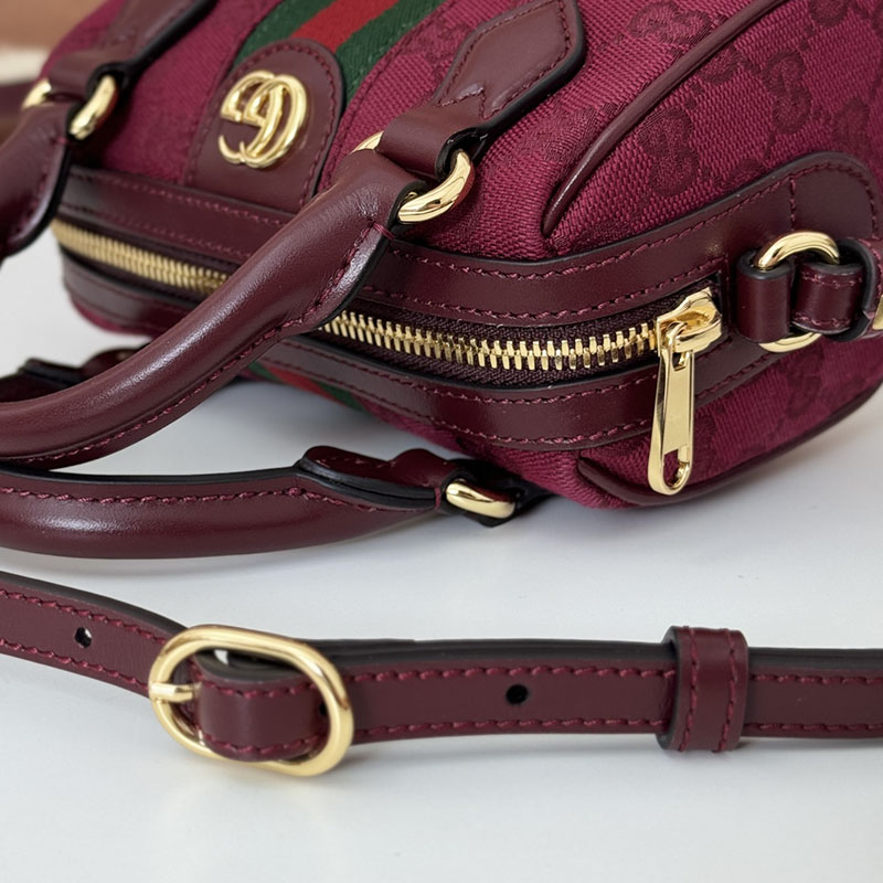 グッチ バッグ 未使用品 GUCCI オフィディア スーパーミニバッグ 781490 AAES7 6445 ロッソ アンコーラ ミニボストンバッグ レディース 人気 - 画像 (4)