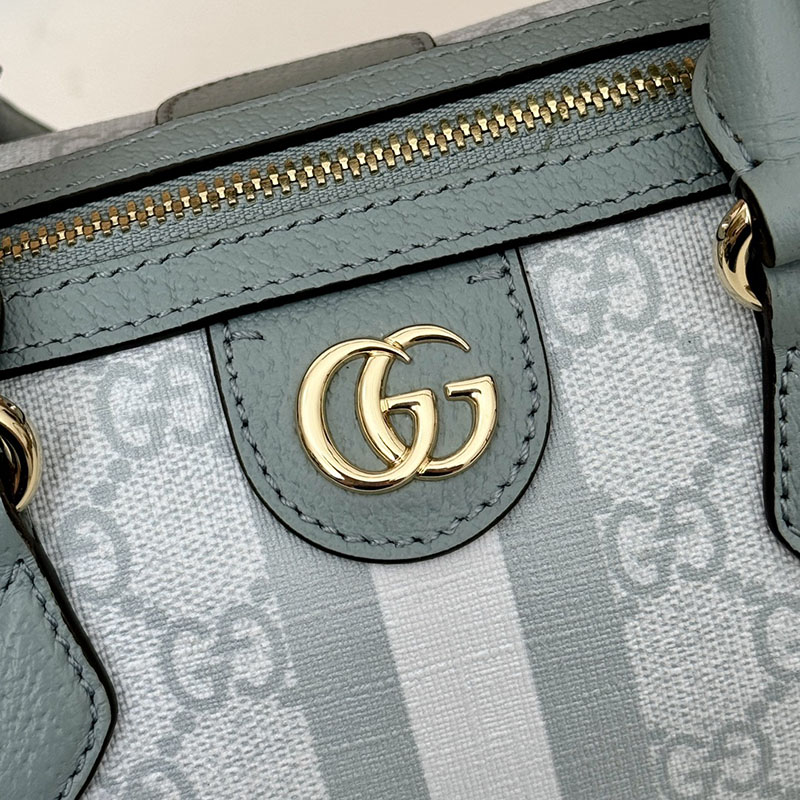 グッチ バッグ 未使用品 GUCCI オフィディア ミニ トップハンドルバッグ 772053 UULAG 4941 ライトブルー ミニボストンバッグ 人気 ブランド - 画像 (5)