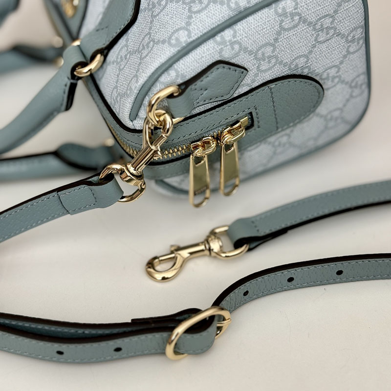 グッチ バッグ 未使用品 GUCCI オフィディア ミニ トップハンドルバッグ 772053 UULAG 4941 ライトブルー ミニボストンバッグ 人気 ブランド - 画像 (4)