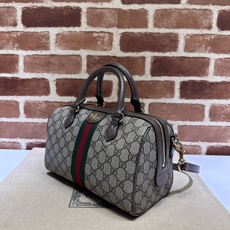 グッチ バッグ 未使用品 GUCCI オフィディア スモール トップハンドルバッグ 772061 96IWG 8745 ベージュ/ブラウン ボストンバッグ 旅行 レディース - 画像 (9)