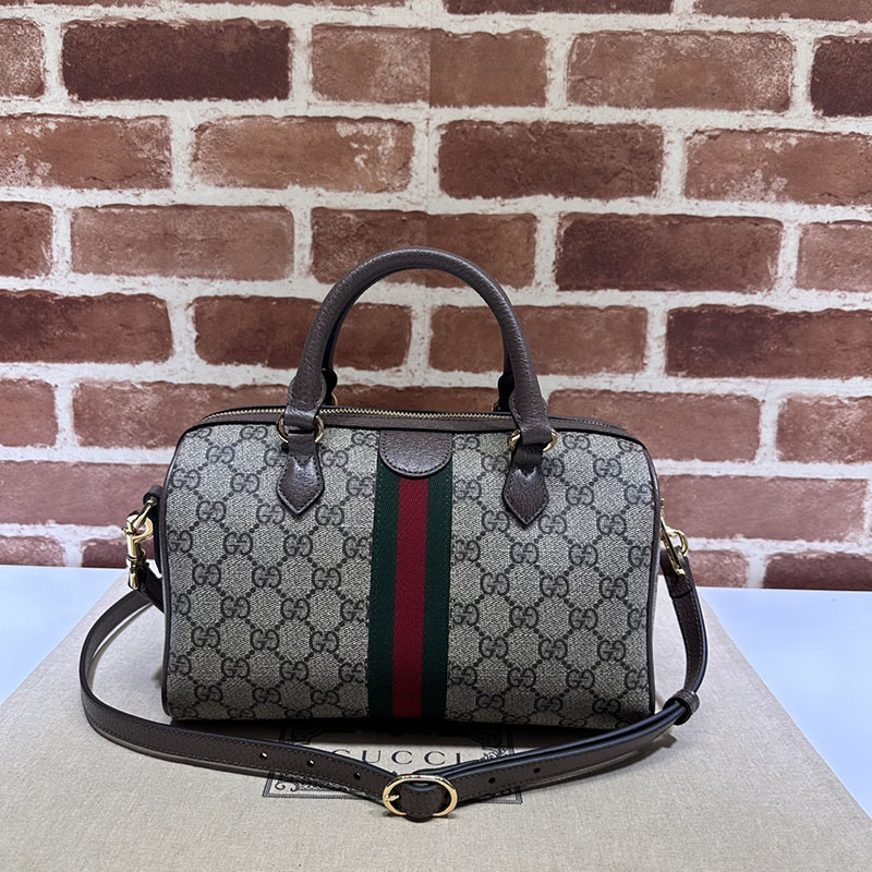 グッチ バッグ 未使用品 GUCCI オフィディア スモール トップハンドルバッグ 772061 96IWG 8745 ベージュ/ブラウン ボストンバッグ 旅行 レディース - 画像 (8)