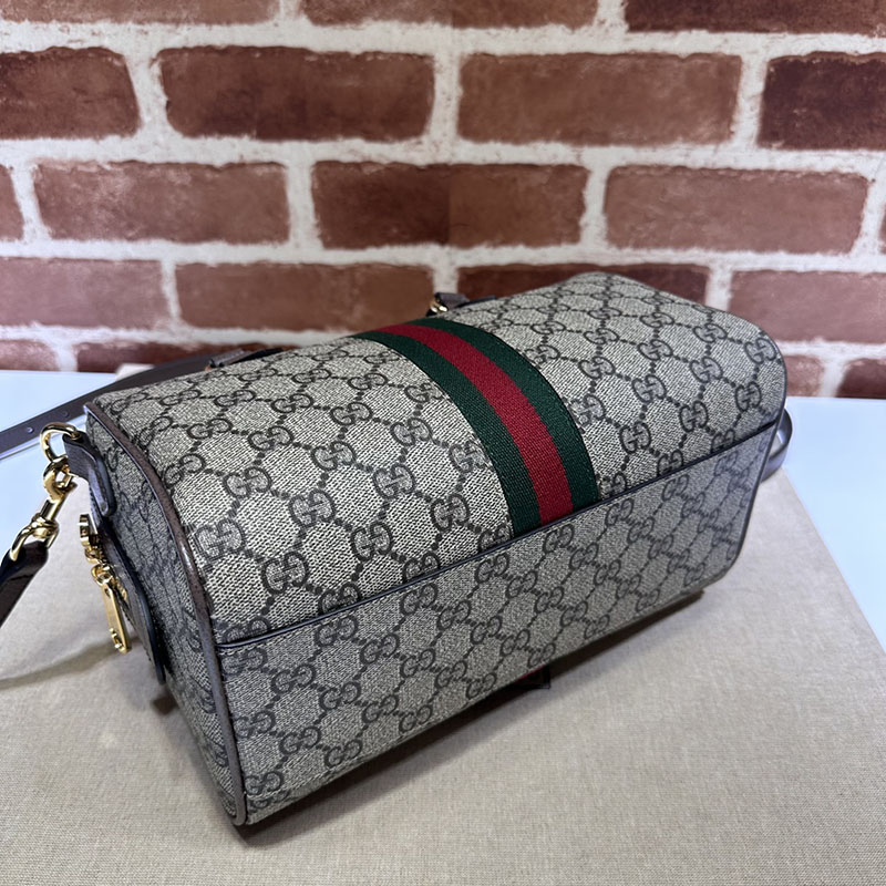 グッチ バッグ 未使用品 GUCCI オフィディア スモール トップハンドルバッグ 772061 96IWG 8745 ベージュ/ブラウン ボストンバッグ 旅行 レディース - 画像 (7)