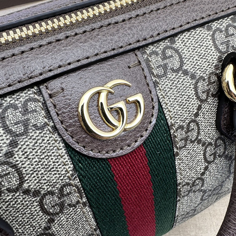 グッチ バッグ 未使用品 GUCCI オフィディア スモール トップハンドルバッグ 772061 96IWG 8745 ベージュ/ブラウン ボストンバッグ 旅行 レディース - 画像 (6)