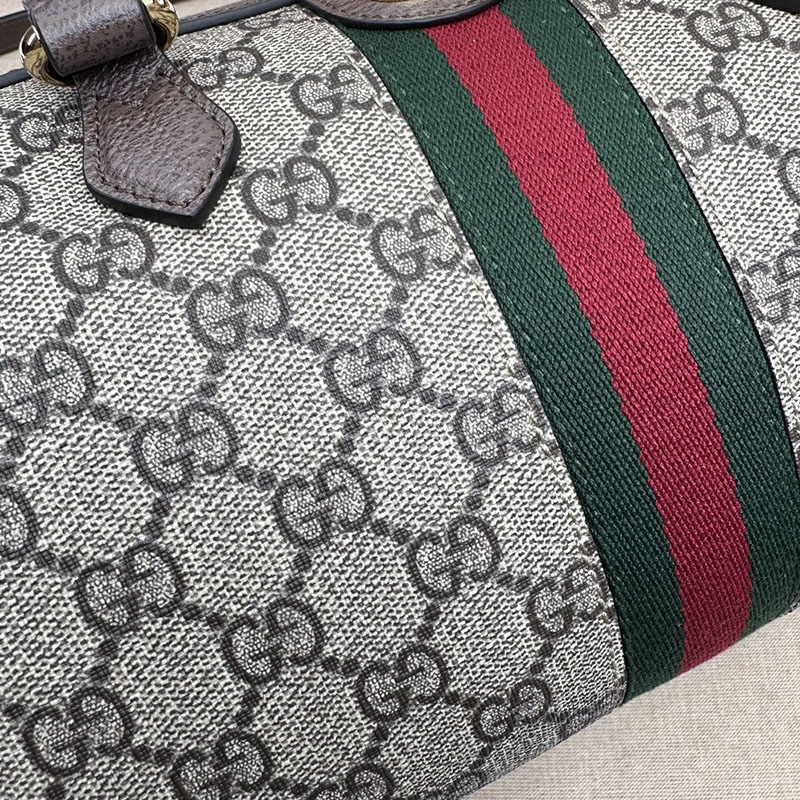 グッチ バッグ 未使用品 GUCCI オフィディア スモール トップハンドルバッグ 772061 96IWG 8745 ベージュ/ブラウン ボストンバッグ 旅行 レディース - 画像 (5)