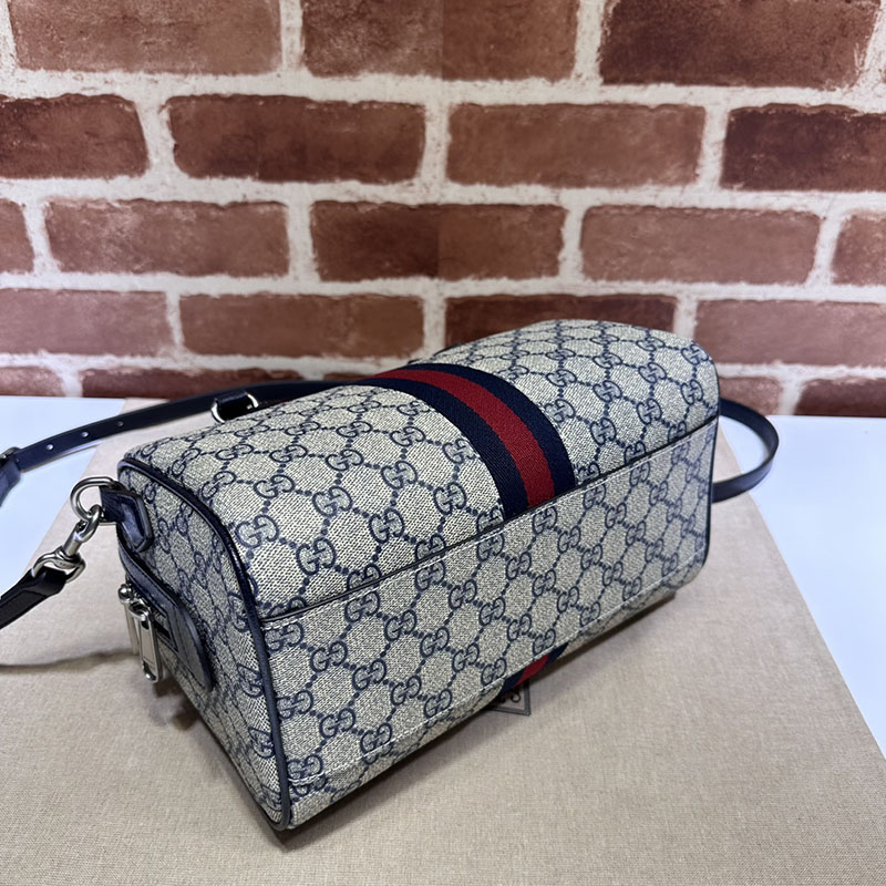 グッチ バッグ 未使用品 GUCCI オフィディア スモール トップハンドルバッグ 772061 96IWN 4076 ベージュ/ブルー ボストンバッグ 旅行 レディース - 画像 (7)