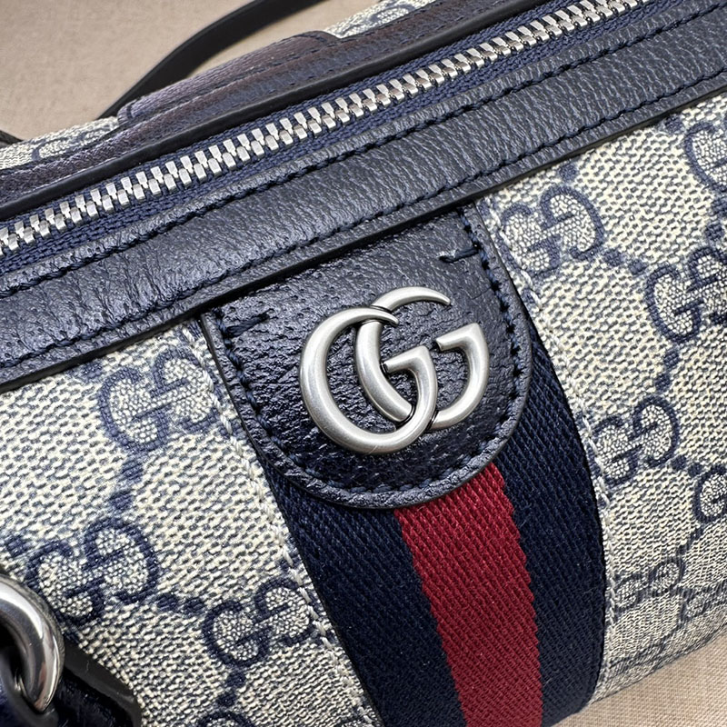 グッチ バッグ 未使用品 GUCCI オフィディア スモール トップハンドルバッグ 772061 96IWN 4076 ベージュ/ブルー ボストンバッグ 旅行 レディース - 画像 (6)