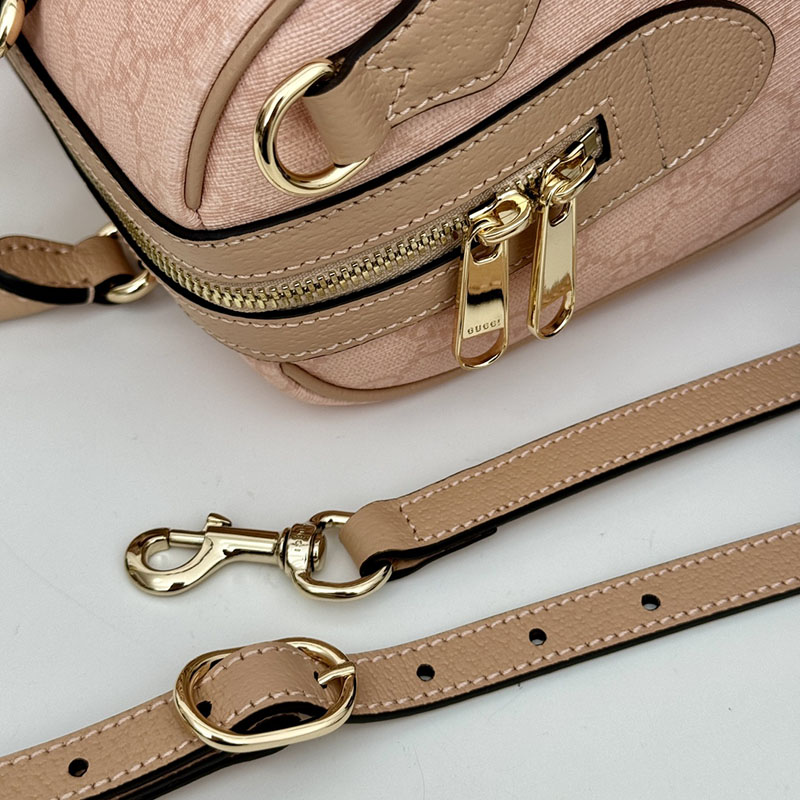 グッチ バッグ 未使用品 GUCCI オフィディア スモール トップハンドルバッグ 772061 96IWN 6802 ライトピンク ボストンバッグ 旅行 レディース - 画像 (4)