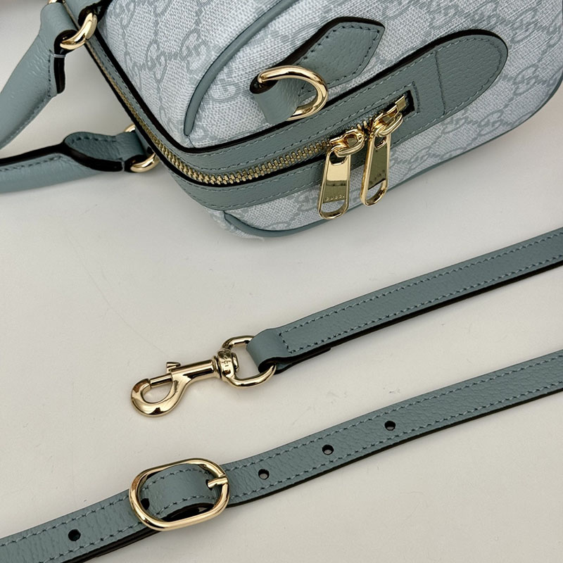 グッチ バッグ 未使用品 GUCCI オフィディア スモール トップハンドルバッグ 772061 96IWN 4941 ライトブルー ボストンバッグ 旅行 レディース - 画像 (4)