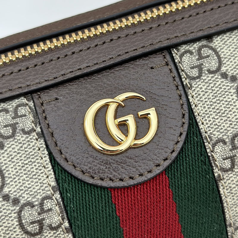 グッチ バッグ 未使用品 GUCCI オフィディア GGスプリーム ショルダーバッグ 795194 96IWG 8745 ベージュ/ブラウン ショルダーバッグ レディース 本革 - 画像 (6)