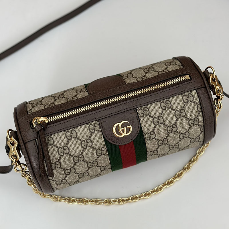グッチ バッグ 未使用品 GUCCI オフィディア GGスプリーム ショルダーバッグ 795194 96IWG 8745 ベージュ/ブラウン ショルダーバッグ レディース 本革 - 画像 (3)