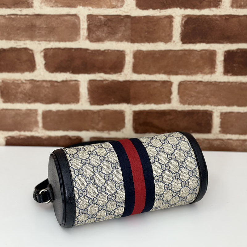 グッチ バッグ 未使用品 GUCCI オフィディア GGスプリーム ショルダーバッグ 795194 96IWG 4076 ベージュ/ブルー ショルダーバッグ レディース 本革 - 画像 (7)