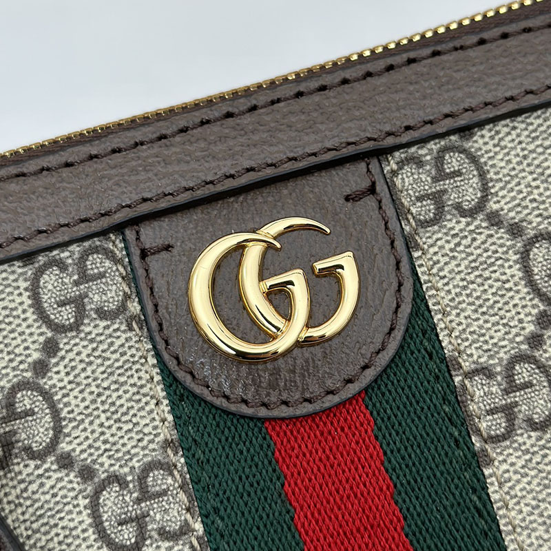 グッチ バッグ 未使用品 GUCCI レディース オフィディア スモール トップハンドルバッグ 795249 96IWG 8745 ベージュ/ブラウン ハンドバッグ レディース 本革 - 画像 (6)